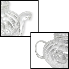 Vidrio Tetera filtro Vidrio Infusor te hebras Inoxidable Bazar - Pachos