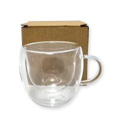 Taza Jarro Cafe Te Doble Vidrio Pared chica Manija Bazar - comprar online