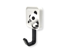 Imagen de a Perchitas Adhesiva Panda X6 paquetes Gancho Multiuso Hogar Resistente