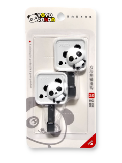 a Perchitas Adhesiva Panda X6 paquetes Gancho Multiuso Hogar Resistente