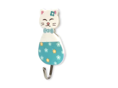 a Perchitas Adhesiva Gatito X6 paquetes Gancho Multiuso Hogar Resistente
