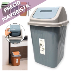 cesto Tacho Basura Papelero Vaiven Cocina Plastico - comprar online