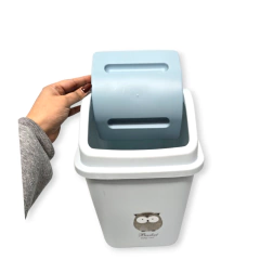 Imagen de cesto Tacho Basura Papelero Vaiven Cocina Plastico