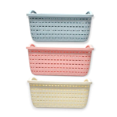 Canasta Canasto Caja Organizadora Plastico Tapa Deco - Pachos