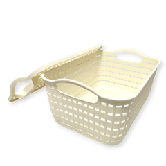 Canasta Canasto Caja Organizadora Plastico Tapa Deco