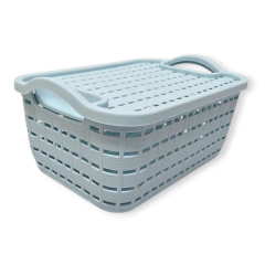 Canasta Canasto Caja Organizadora Plastico Tapa Deco en internet