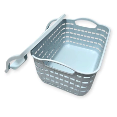 Canasta Canasto Caja Organizadora Plastico Tapa Deco - comprar online