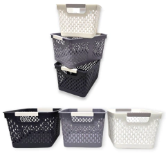 Canasta Canasto Organizador 3 colores Plastico hogar - comprar online
