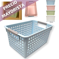 Canasta Canasto Caja Organizadora Plastico Sin tapa Deco - comprar online