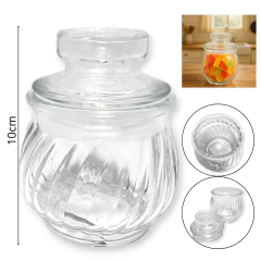 Frasco Hermético Vidrio Chico Caramelero Bazar - comprar online