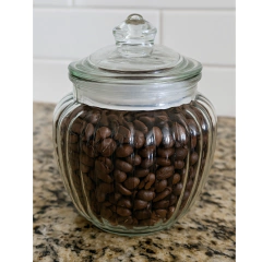 Imagen de Vidrio Frasco Hermético chico Labrado caramelero Cocina