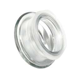 Frasco Vidrio Hermético 1000 ml Labrado caramelero Cocina