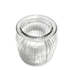 Frasco Vidrio Hermético 500 ml Labrado caramelero Cocina - Pachos