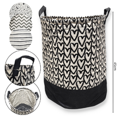 Cesto Canasto Organizador Tela Lavable Ropa Deco - comprar online