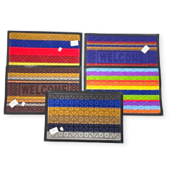 Alfombra Felpudo Goma Entrada Bienvenido Rectangular Hogar en internet