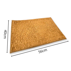 Alfombra lisa Felpudo Corderito Living Baño Hogar - Pachos