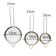 Utensilio Set Colador X 3 Medidas Acero Reforzado Bazar en internet