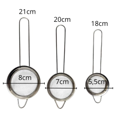 Utensilio Set Colador X 3 Medidas Acero Reforzado Bazar en internet