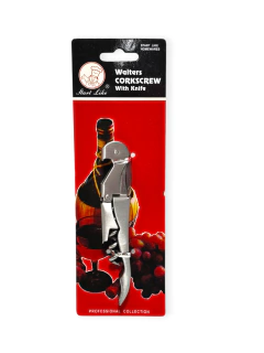 Destapador saca corcho 2 en 1 acero inoxidable - Pachos