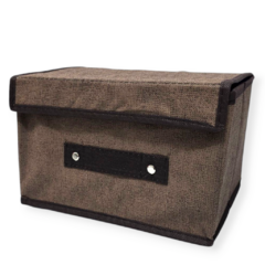Caja Organizadora De Tela Rígida chica Plegable Baño Cocina - pachos