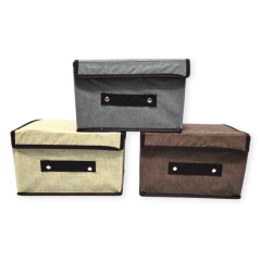 a Caja Organizadora De Tela Rígida chica Plegable Baño Cocina en internet
