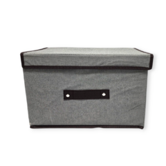 Caja Organizadora De Tela Rígida Mediano Plegable Baño Cocina - tienda online