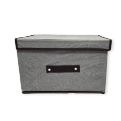 Caja Organizadora De Tela Rígida Mediano Plegable Baño Cocina - tienda online
