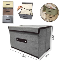 Caja Organizadora De Tela Rígida Mediano Plegable Baño Cocina - comprar online