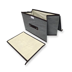 Imagen de Caja Organizadora De Tela Rígida Mediano Plegable Baño Cocina