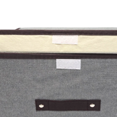 Caja Organizadora De Tela Rígida Mediano Plegable Baño Cocina