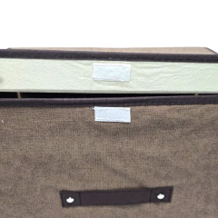 Caja Organizadora De Tela Rígida Grande Plegable Baño Cocina - tienda online