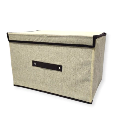 Caja Organizadora De Tela Rígida Grande Plegable Baño Cocina