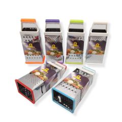 Imagen de Rallador Acero Inoxidable 4 Caras Mango Cocina Bazar