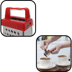 Rallador mini Acero Inoxidable 4 Caras Cocina - pachos