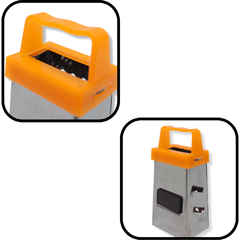 Rallador mini Acero Inoxidable 3 Caras Iman - tienda online