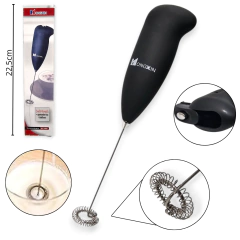 Batidor Leche Espuma Café Cappuccino Pila Crema Espumador - comprar online