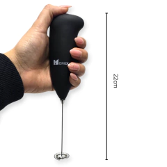 Batidor Leche Espuma Café Cappuccino Pila Crema Espumador en internet