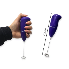 Batidor Leche Espuma Café Cappuccino Pila Crema Espumador - tienda online