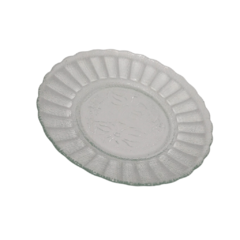 Platos Chico Postre Vidrio orquidea X 6 Plato Bazar - comprar online