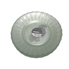 Platos Chico Postre Vidrio orquidea X 6 Plato Bazar en internet