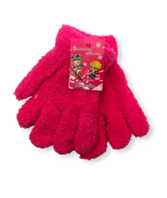 a Guante infantil pack x12 unidades peludito colores abrigo invierno