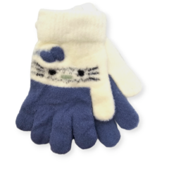 Imagen de a Guante infantil pack x12 unidades caritas colores abrigo invierno
