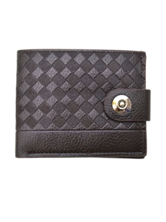 Billetera Hombre Tarjetero Eco Cuero broche Regaleria