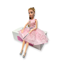 juguete Muñeca Con Mascota Flores Articulada Clasica Juego