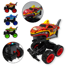 juguete Auto Fricción Luz Sonido Camioneta monster Juego Infantil