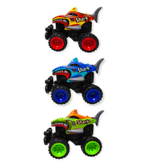 juguete Auto Fricción Luz Sonido Camioneta monster Juego Infantil