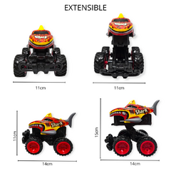 juguete Auto Fricción Luz Sonido Camioneta monster Juego Infantil - comprar online