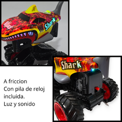 juguete Auto Fricción Luz Sonido Camioneta monster Juego Infantil en internet