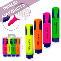 a Marcadores Resaltador Flúor x6 blister Escolar Librería - comprar online