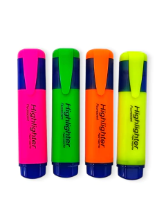 a Marcadores Resaltador Flúor x6 blister Escolar Librería en internet